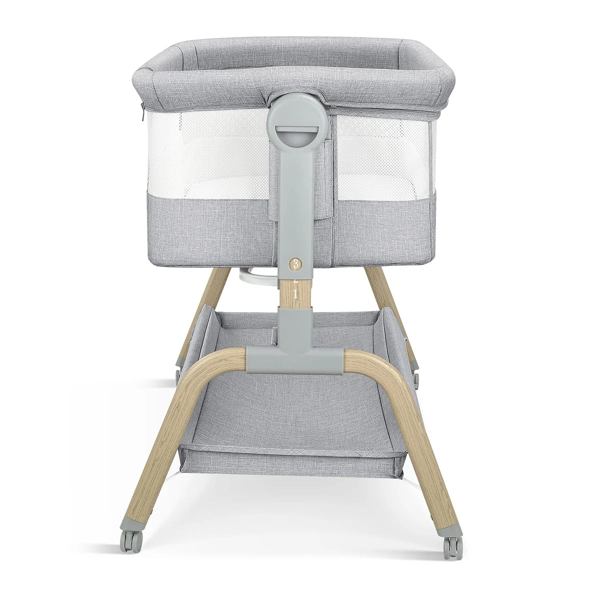 2025 Portable Baby Bassinet – Breathable Mesh Net Design Bedside Sleeper with Mattress Pad