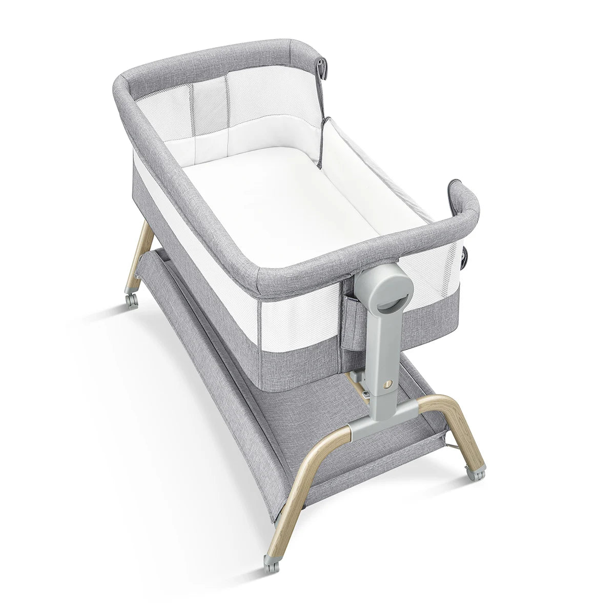 2025 Portable Baby Bassinet – Breathable Mesh Net Design Bedside Sleeper with Mattress Pad