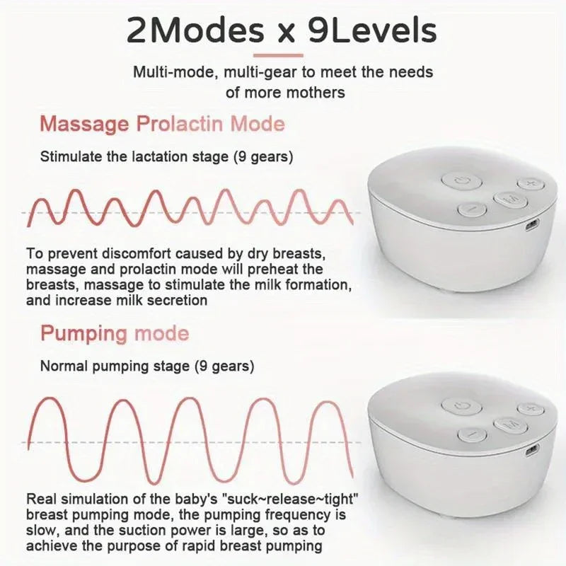 Double Electric Breast Pump – High Suction Both Sides, Silent & Fully Automatic