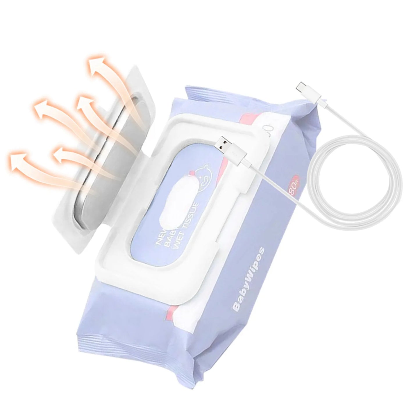 Portable USB Baby Wipe Warmer – Travel Wet Wipes Heater for Babies