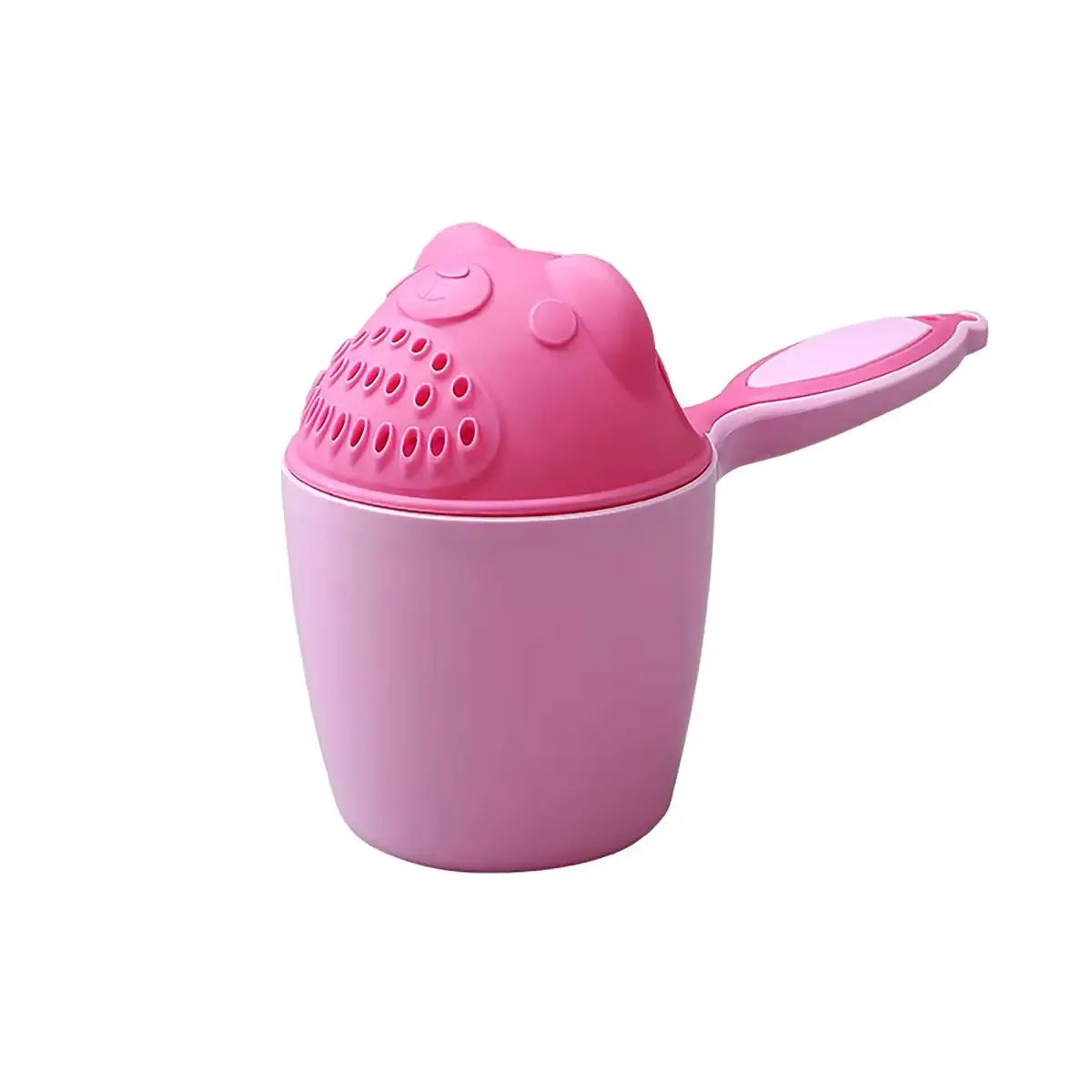 Cute Cartoon Baby Shampoo Cup & Bath Kit – Kids Hair Wash Bucket & Spoon Set