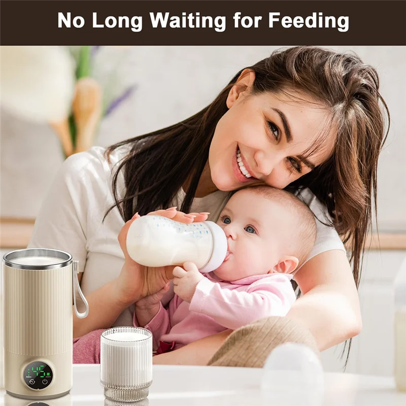 Portable Travel Bottle Warmer – Breastmilk & Formula Mixer for On-the-Go Feeding