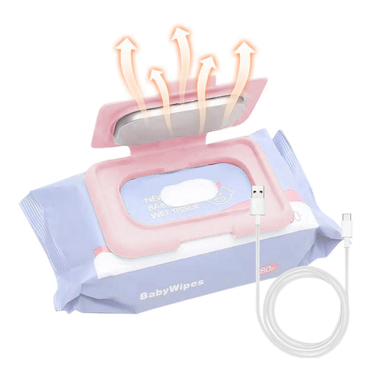 Portable USB Baby Wipe Warmer – Travel Wet Wipes Heater for Babies