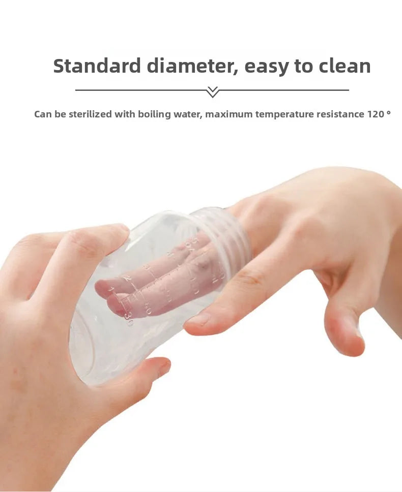 Manual Silicone Breast Pump – BPA-Free Piston Pump for Silent Breastfeeding & Milk Storage