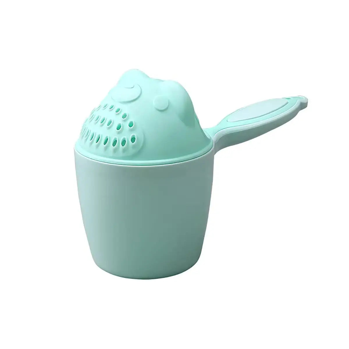 Cute Cartoon Baby Shampoo Cup & Bath Kit – Kids Hair Wash Bucket & Spoon Set