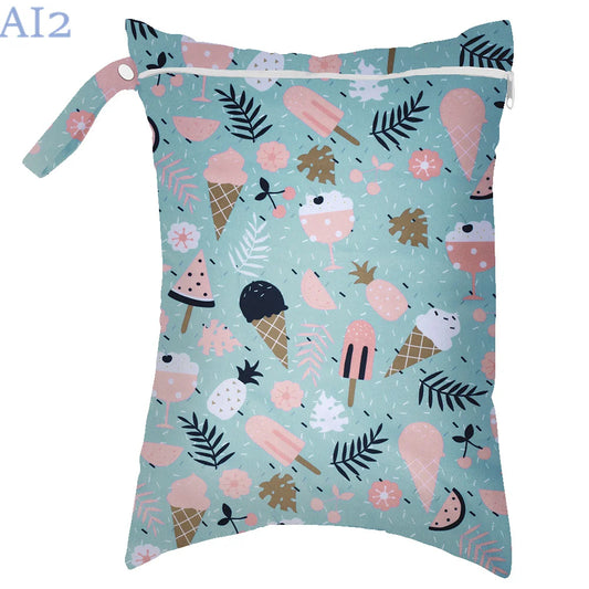 Large Waterproof Baby Diaper Bag – 30x40cm Wet Dry Bag for Stroller & Outdoor Use