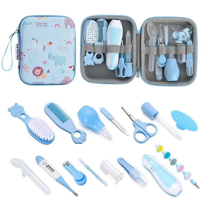 20-Piece Baby Healthcare & Grooming Kit – Complete Newborn Care Set with Nail Clipper & Nasal Aspirator