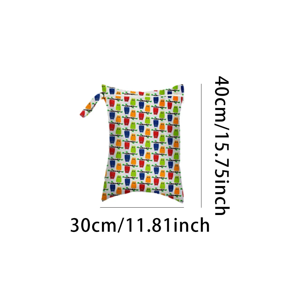 Large Waterproof Baby Diaper Bag – 30x40cm Wet Dry Bag for Stroller & Outdoor Use
