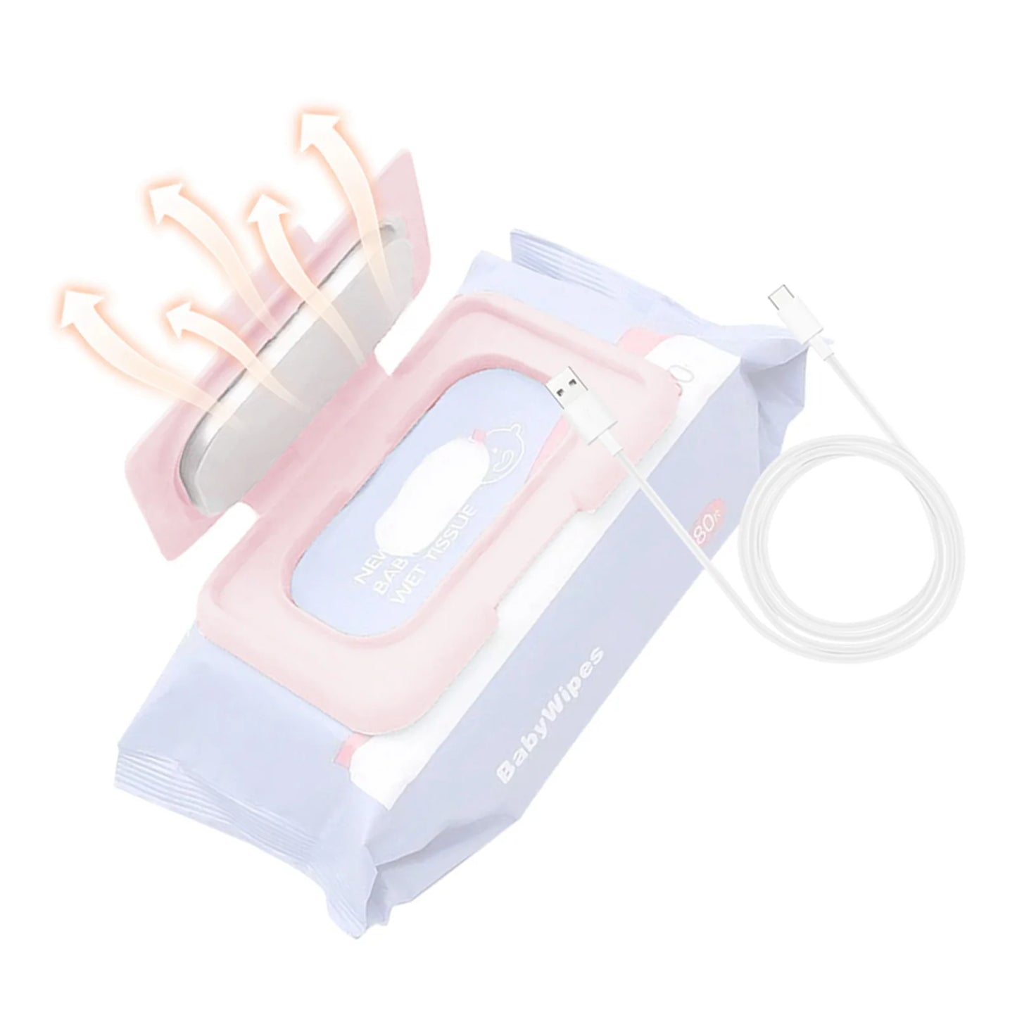 Portable USB Baby Wipe Warmer – Travel Wet Wipes Heater for Babies