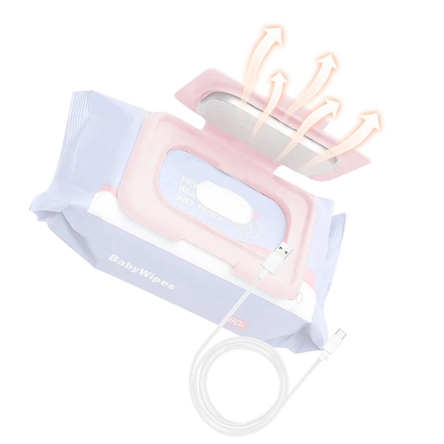 Portable USB Baby Wipe Warmer – Travel Wet Wipes Heater for Babies