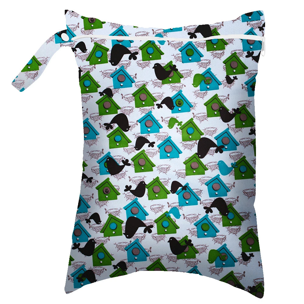 Large Waterproof Baby Diaper Bag – 30x40cm Wet Dry Bag for Stroller & Outdoor Use
