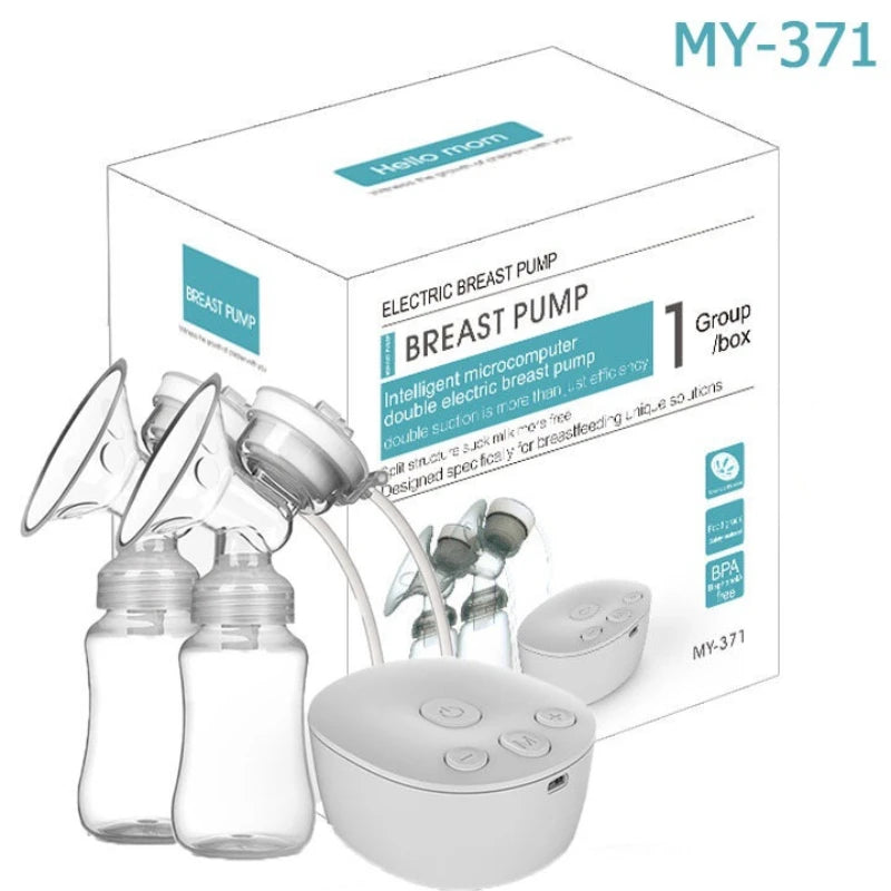 Double Electric Breast Pump – High Suction Both Sides, Silent & Fully Automatic