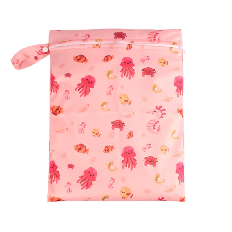 Large Waterproof Baby Diaper Bag – 30x40cm Wet Dry Bag for Stroller & Outdoor Use